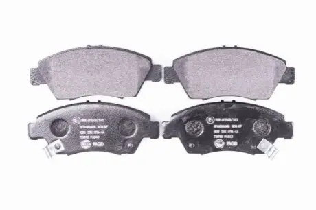 Колодки гальмівні (передні) Honda Civic V/VI/VII 91-05/CRX III 92-98 HELLA 8DB355016461