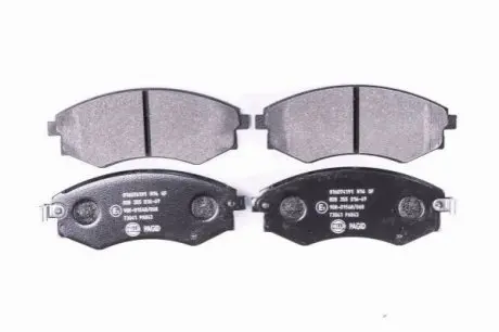 Тормозные колодки, дисковый тормоз.) HELLA 8DB355016691