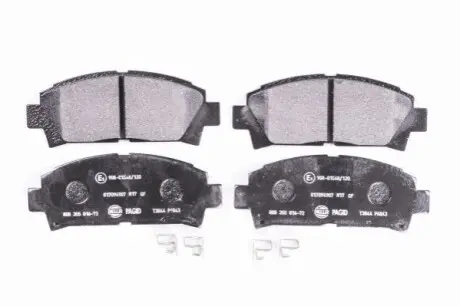 Колодки гальмівні (передні) Toyota Avensis 97-03 HELLA 8DB355016721
