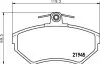 Колодки гальмівні (передні) Seat Cordoba/Ibiza/VW Caddy/Golf/Polo 91-04 HELLA (8DB355018241) зображення 3