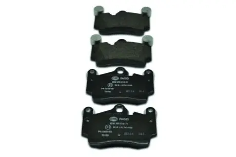 Колодки гальмівні (задні) Audi Q7/VW Touareg 2.5D-6.0D 02 HELLA 8DB355018-711 Купити в Україні