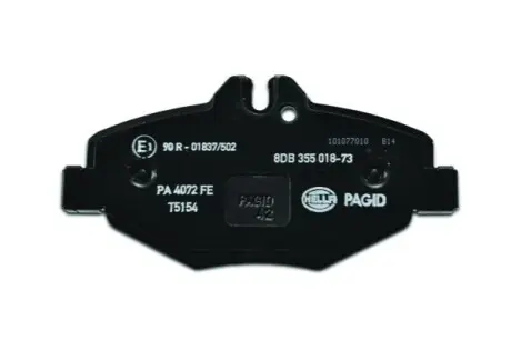 Колодки гальмівні (передні) MB E-class (W211) 1.8-3.2D 02-09 HELLA 8DB355018-731