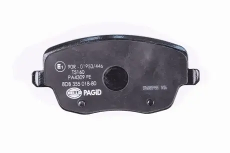 Тормозные колодки, дисковый тормоз.) HELLA 8DB355018801
