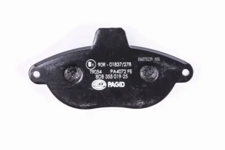Тормозные колодки пер. Jumpy/Scudo/Expert 96- (Bendix) HELLA 8DB355019-251