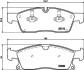 Тормозные колодки перед. DB M-class (W166) 2.1D-6.4i 10-/Jepp Grand Cherokee IV HELLA 8DB 355 019-701 (фото 2)