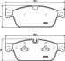 Колодки тормозные дисковые комплект; передняя. 8DB355020141