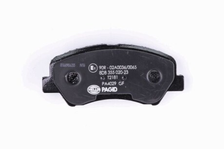 Тормозные колодки дисковые HELLA 8DB355020231