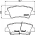 Гальмівні колодки дискові T2210 HELLA (8DB355020371) зображення 1