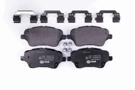 Тормозные колодки дисковые HELLA 8DB355020621