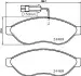 Гальмівні колодки дискові T1657 HELLA (8DB355020661) зображення 3