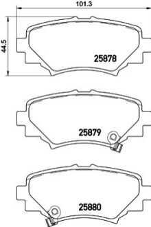 Гальмівні колодки (набір) HELLA 8DB355021411