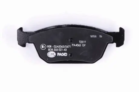 Гальмівні колодки (набір) HELLA 8DB355021431