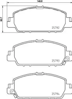 Фото 1 — Тормозные колодки дисковые Honda Accord 2.4-3.5 15- HELLA (8DB 355 021-471) Фото Тормозные колодки дисковые Honda Accord 2.4-3.5 15- HELLA (8DB 355 021-471) изображение 1