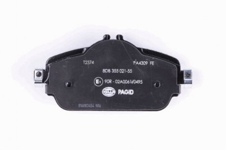 Тормозные колодки пер. W205/W213/C238 13- HELLA 8DB355021-551