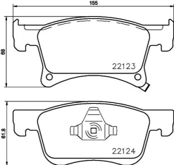 Автозапчасть HELLA 8DB355023021