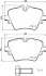 Фото Колодки гальмівні (передні) BMW 2 (F45/F46)/5 (G30/F90)/X1(F48)/X2 (E39)/X3 (G01/F97) 13 HELLA (8DB355023-131) зображення 1