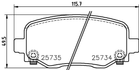 Автозапчасть HELLA 8DB355024701