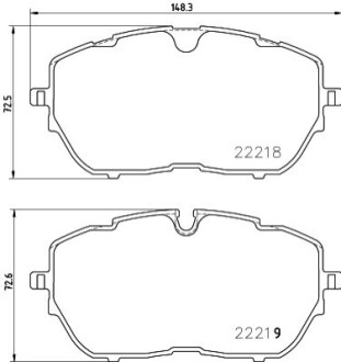 Гальмівні колодки (набір) HELLA 8DB355024731