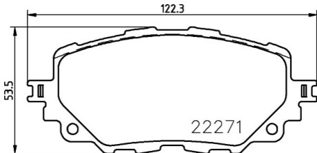 Автозапчастина HELLA 8DB355024821 (фото 1)