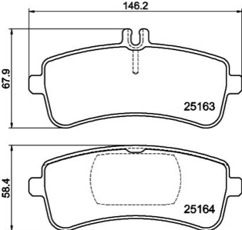 Гальмівні колодки HELLA 8DB355025241