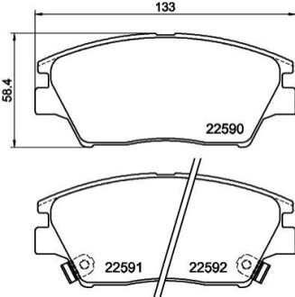 Автозапчасть HELLA 8DB355025741 (фото 1)