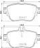 Фото Колодки гальмівні (задні) MB E-class (W213/S213/C238) 16- (Lucas/TRW) HELLA (8DB 355 025-781) зображення 1
