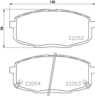 Автозапчасть HELLA 8DB355025791 (фото 1)