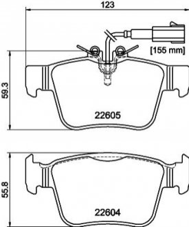 Автозапчасть HELLA 8DB355025881