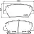 Колодки гальмівні (передні) Hyundai Santa Fe 10-/Creta 16-/Grandeur 11-/Kia Sorento 09-/Carens 13 HELLA (8DB355025911) зображення 1
