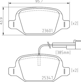 Автозапчасть HELLA 8DB355031561 (фото 1)