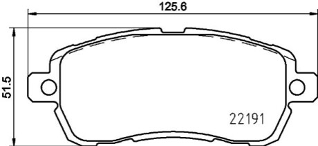 Автозапчастина HELLA 8DB355031721 (фото 1)