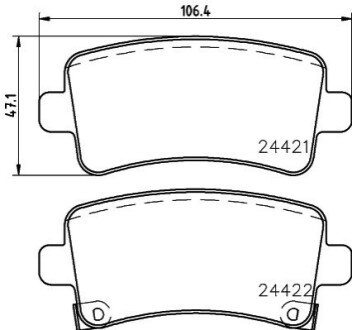 Автозапчасть HELLA 8DB355037651 (фото 1)