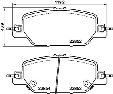 Автозапчастина HELLA 8DB355039191