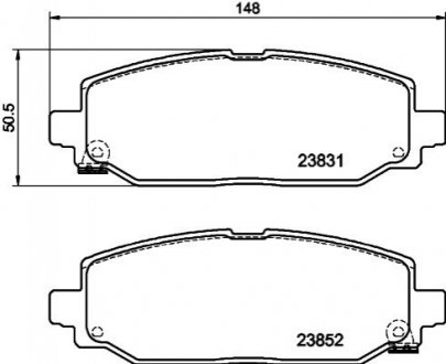 Автозапчастина HELLA 8DB355040021 (фото 1)