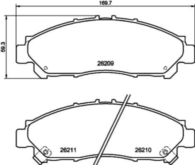 Автозапчасть HELLA 8DB355040431 (фото 1)