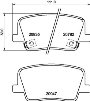 Автозапчасть HELLA 8DB355040511 (фото 1)