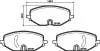 Колодки гальмівні (передні) Audi A3/Skoda Octavia/Seat Leon/VW Golf VIII 19-/Caddy 20- (+датчик) HELLA (8DB355040801) зображення 1