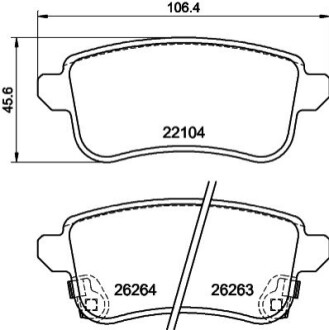 Автозапчастина HELLA 8DB355040811 (фото 1)