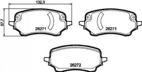 Автозапчасть HELLA 8DB355040991