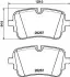Фото Колодки гальмівні (задні) Audi A6/A7/A8/Q7/Q8/VW Touareg 18- (TRW) HELLA (8DB355041001) зображення 1