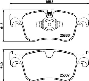 Автозапчастина HELLA 8DB355041091 (фото 1)