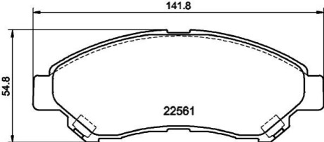 Автозапчастина HELLA 8DB355044371