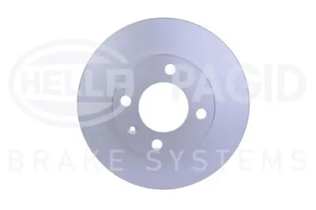 Диск гальмівний (передній) VW Caddy 82-92/Golf 74-99/Passat 73-88/Polo 95-02 (239x12)(з покр)(повний) HELLA 8DD 355 100-131 Купити в Україні