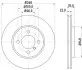 Гальмівний диск HELLA (8DD355100651) зображення 4
