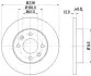 Тормозной диск HELLA (8DD355101241) изображение 4