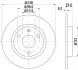 Тормозной диск HELLA (8DD355101451) изображение 4