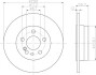 Гальмівні диски HELLA 8DD 355 102-721 (фото 2)