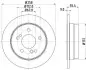 Тормозной диск HELLA (8DD355102991) изображение 4