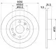 Тормозной диск HELLA (8DD355103191) изображение 4