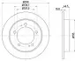 Тормозной диск HELLA (8DD355103611) изображение 1